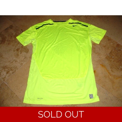 Nike Pro Combat Football Fit Dry Base Layer Top Volt 4XL